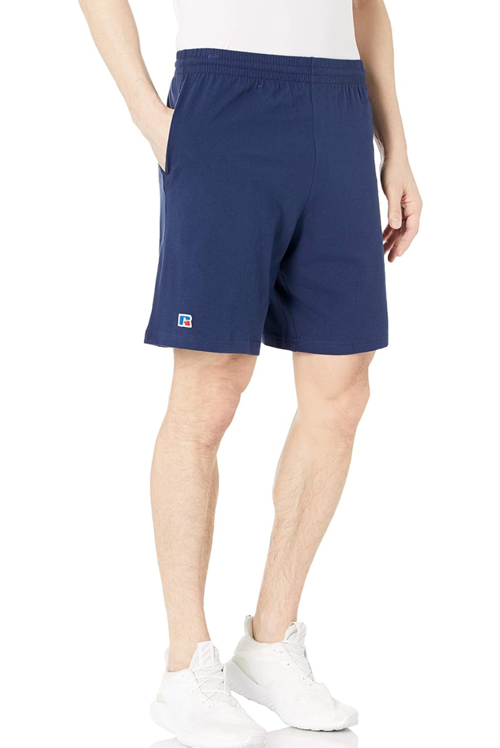 Russell Athletic Men's Premium Ringspun Cotton Short with Pockets, Size XL