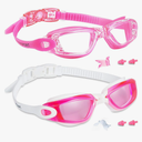 EverSport Kids Swim Goggles, Pack of 2 Swimming Goggles for Children Teens, Anti-Fog Anti-UV Youth Swim Glasses for Age4-16