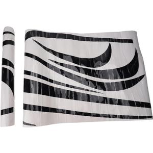 RV Campervan Caravan Vinyl Graphics Decals Stripe Kit, Waterproof Black Side Stickers for Truck Van Trailer Horsebox