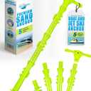 SandShark New Sport Boat Anchor and Jet Ski Anchor. Shallow Water Anchor Pole for Boat and PWC. Sand Anchor Kit for Boat and Kayak Anchor System. Easy Storage, High-Strength ABS