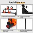 2 Bike Hitch Bike Rack, 154LB Capacity, Fits 2 in Receivers