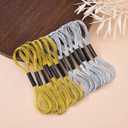 2 x 156 Embroidery Floss | Rainbow Thread for Embroidery, Cross Stitch Thread, Crafting Arts Embroidery Strings Bulk, Metallic Embroidery Floss