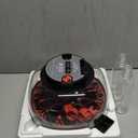 12 Egg Incubator for Hatching Eggs, Automatic Turner with Digital Temperature Humidity Control, 360 Clear View Lid, Auto Water Refill & Built-in Candler for Chicken Duck Quail Birds