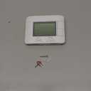 Non Programmable Thermostat for Home 1 Heat/ 1 Cool Single-Stage System, with Room Temperature Monitor (LCD Blue Backlit Screen)