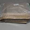 Lahome Modern Rainbow Easy Jute Rug, 2x8 Hallway Runner Washable Rugs for Entryway Farmhouse Kitchen Rug, Non Slip Indoor Outdoor Carpet Contemporary Throw Door Mat for Bedroom Porch (Nature/Bi-color Rainbow)