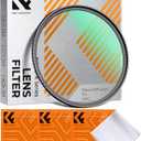 K&F CONCEPT 77mm Black Diffusion 1/4 Filter Mist Cinematic Effect Filter with 18 Multi-Layer Coatings for Video/Vlog/Portrait Photography (K-Series)