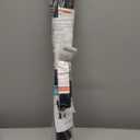 Reinforced 55" Wide Retractable Baby Gates with Reinforced Strips, Indoor/Outdoor Retractable Dog Gate for Doorway Prevent Bottom Drilling Through, No Bottom Bar Safety Mesh Baby Gate for Stair, Black