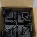 INFTYLE 4 PCS Adjustable Bed Risers 2 Inch, Black Chair Risers with Screw Clamp, Heavy Duty Sofa Tables Furniture Risers Fit for Square/Round Furniture Leg Diameters 0.8-1.6 inch, Supports 400 Lbs