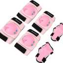 BOSONER Kids/Youth Knee Pad Elbow Pads for Roller Skates Cycling BMX Bike Skateboard Inline Rollerblading, Skating Skatings Scooter Riding Sports (Small (3-7 years), Pink)