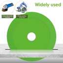 3 Pcs Glass Cutting Disc 4 1/2" X 7/8” for Angle Grinder, 4 1/2 Inch Ultra-Thin Diamond Saw Blades, Reusable Glass Cutting Tool for Grinding Jade, Crystal, Wine Bottles, Tile (Green)