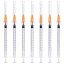 Syringes 1ml with 25 Gauge 1 Inch Needle Disposable Lab Syringe, 20 Pack 2030/01/05