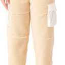 Roxy Women's Sherpa Jogger Relaxed Fit, Faux Sherpa Fleece Pant, Adjustable Waist, Pfas-Free, Fully Lined (Yellow, S)