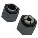 (1/2-inch) 12.7mm and1/4-inch 6.35mm Collet Chuck and Nut Replace for Dewalt 326286-04 DW6212 DW6214 DW618 Router Hitachi 323-293, Bosch 2610906283 Skil 2823121001