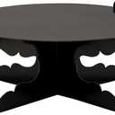 12 inch One Tier Cardboard Cake Stand,Black Cupcake Stand for Birthday Wedding DIY Dessert Decoration