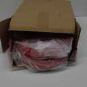 6PCS Cake Stand Set, Red Metal Cake Stands for Party, Dessert Table Display Set, 3 Size Round Cake Pedestal Stand with Cupcake Risers Stands, Dessert Cake Holders for Weddings, Birthday, Baby Shower