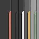 4 Pack Finger Pulls for Cabinets Finger Handles Drawer Edge Tab Pull, Modern Dresser Long Concealed Handles Kitchen Cabinet Hardware (4.72"(120mm),Green)