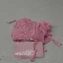 Sexy Lingerie for Women Lace Babydoll Lingerie Dress Push up Nighty Petal Hem Chemise with Garter(4pcs) (XX-Large, Pink)