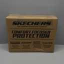 Skechers Memory Foam Leather Car Seat Covers, Air Cool Mesh Thick Seat Covers, Car Seat Covers Front Seats, Airbag Compatible, Automotive Comfort for Most Cars, Vans, Trucks, SUV,Orange