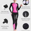 COPOZZ Mens Wetsuit Front Zip Wet Suit for Snorkeling, Surfing, Scuba Gear, Paddleboarding, Water Sports, X-Small