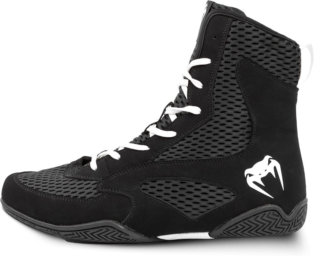 Venum Unisex Contender Boxing ShoesBoxing Shoe (14, Black White)