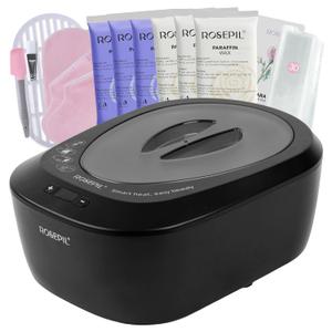 Intelligent Paraffin Wax Machine for Hands and Feet, Pro Wax Warmer, Full-Automatic, 6 Pcs Wax Included, Spa-Grade Bath for Home and Salon