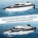 RC Boat-Remote Control Boat for Adults-High Speed 35+ KPH for Pool-Toys for Ages 8-13 (Black)
