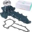 AULINK 1A051-73030 Water pump (C&U Bearing) For Kubota KX91-3S KX161-3 KX121-3, For Bobcat 5600 325 430 S130 S150 S160 S510 S530 T110,1A051-73035 1A051-73032 1A051-73036