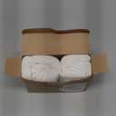 2-Pack Organic Bassinet Sheets for Girls, Boys - 100% Cotton Bassinet Mattress Sheets Compatible with Halo Bassinest Swivel Sleeper,Graco,Baby Delight,Chicco,Unisex Fitted Bassinet Sheets(Soft White)