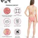Billabong Women's Swimwear UPF 50 Adjustable Tie Triangle Bikini Set (Pink, M)