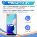 for Samsung Galaxy A21 Screen Replacement with Frame LCD Display Touch Digitizer Full Assembly Fix Glass with Repair Tools Kit SM-A215U SM-A215U1