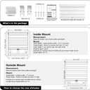 AOSKY Cordless Zebra Blinds for Windows Pull Down Roller Window Shades Dual Layer Light Filtering Privacy for Day and Night, Free-Stop Door Shades for Home Easy to Install (42" W X 72" H, White)