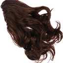 Hair Wig Jaws Clamp for Women Light Brown High Temperature Hair Extensions Natural Looking Clip Ponytails for Daily Wear and Special Occasions