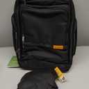 VERKI 123 Wheeled 32L Laptop Backpack - Rolling Backpack for Men & Women - Carry-On Travel Roller Backpack for Laptops - Fits 15.6 to 16 Inches with Replaceable Wheels for Business & Work - Black