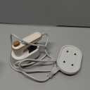 Portable Travel Mini Iron for Clothes 3 in 1 Travel Steamer 180 Rotating Handheld Iron Portable Small Size Machine for Dry and Wet for College Dorm(White)