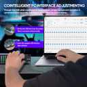 FX-888 Dual Channel Synchronized Control 31-Band Digital Equalizer Stereo Graphic EQ Noise Reduction Each segment with LED Spectrum Display Operation Content Display Large Screen