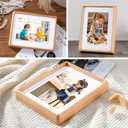 7x9 inch Picture Frames, Display Pictures 5x7 Inch with Mat or 7x9 without Mat, with High Clear Acrylic, Photo Frame for Landscape or Portrait Orientation, Wall-Mount & Tabletop