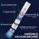 Handheld Vacuum Sealer for Food with 22 Reusable Sous Vide Bags, Compact Cordless Sealer Machine for Travel, Fresh & Save Meal Prep