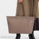 Kattee Genuine Leather Tote Bags for Women 2026, Soft Shoulder Purses and Handbags Zipper Totes Extra Large Travel Work
