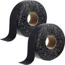 Fabbay 2 Rolls 3.15 Inch Asphalt Crack Filler Tape Asphalt Tape for Driveway Repair Joint and Crack Sealer for Tarmac Parking Lot Roof Cement Road, 50 Feet Each Roll