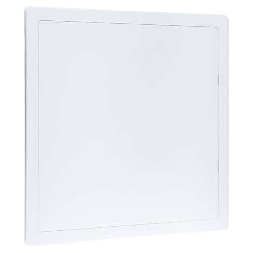 QWORK Access Panel for Drywall, 26x26 Inch ABS Plastic Wall Hole Cover Access Door for Plumbing & HVAC Systems, White