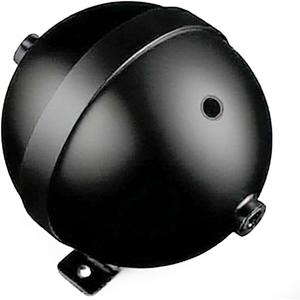 1 Gallon 4 Ports 1/4 NPT Seamless Aluminum Air Tank for Air Ride Suspension Car Train Truck Horn Black