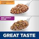 Hill's Science Diet Adult 7+, Senior Adult 7+ Premium Nutrition, Wet Dog Food, Variety Pack: Chicken & Barley; Beef & Barley Loaf, 13 oz Can Variety Pack, Case of 12 (EXP 10/01/27)