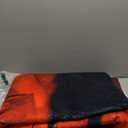 Abstract Red Rose Area Rugs,Black Leaves Area Rug 5x7 Washable Living Room Rug,NonSlip/NonShedding Print Floor Carpet for Dining Room,Bedroom