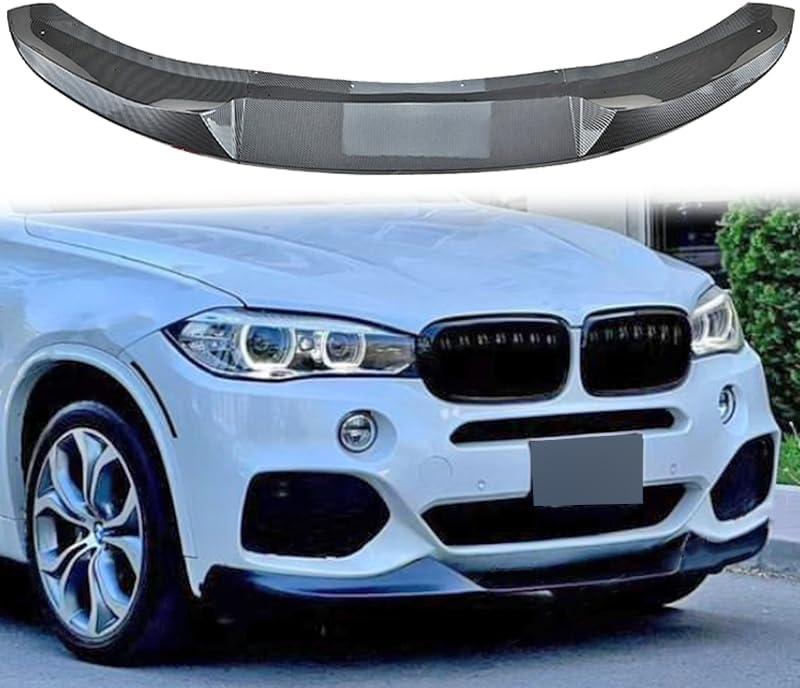 Front Bumper Lip Fit for BMW X5 F15 2014-2018 M-Sport,3 PCS Front Bumper Lip Body Kit Compatible with BMW X5 F15 2014-2018 M-Sport Front Splitter,Carbon