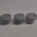 Anchor Hocking 4-IN-1 PREP BOWLS. 6 Piece set (3 Bowls and 3 lids) (Clear)