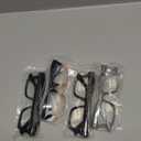 CCVOO +0.75 Stylish Reading Glasses for Women, Eyeglasses, Blue Light Readers for Women, Computer Eye Glasses, Cheaters (Black+black and Pink + Black Leopard + Grey)