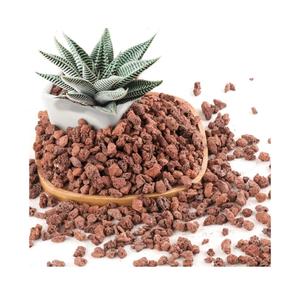 2.4LB Red Lava Rocks for Plants, Volcanic Rock Horticultural Lava Rock Soil for Landscaping Plants Drainage, Small Lava Rock Gravel for Succulents, Bonsai, Vase Fillers, Terrarium Plants, Top Dressing