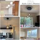 KoKo&Yukina 10 Inch Pendant Light White Globe Pendant Lights Kitchen Island Mid Century Light Fixture Adjustable Globe Pendants Lights with Milky White Glass Shade for Dining Room Living Room