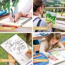 9"x 12" Sketch Book, Top Spiral Sketchbook, 100 Sheets Sketch Pad(68lb/120gsm) Acid Free Drawing Paper Pad, Artist Sketchbook for Drawing, Drawing Notebook for Kids, Illustration, Graffiti