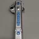 Light Up Sword, Flashing Dueling Sabers for Kids with FX Sound Retractable Blade, 7 Light Color War Warriors Weapon Toy, Cool Halloween Cosplay Costume Party Decoration Christmas Birthday Gift Silver